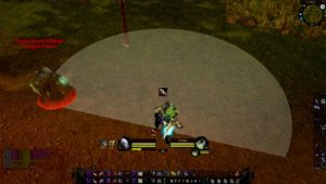Stealthed rogue cone of vision on wow classic TBC